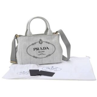 プラダ(PRADA)の新品 PRADA バッグ プラダ カナパ トート ショルダーバッグ ビアンコ 白(ハンドバッグ)