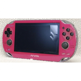 プレイステーションヴィータ(PlayStation Vita)のsony psvita レッド(携帯用ゲーム機本体)