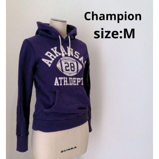 チャンピオン(Champion)のチャンピオン Champion レディース プリント パーカー パープル M 紫(パーカー)