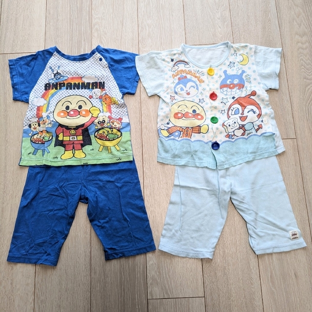 アンパンマン半袖パジャマ95cm2点 セット☆ キッズ/ベビー/マタニティのキッズ服男の子用(90cm~)(その他)の商品写真