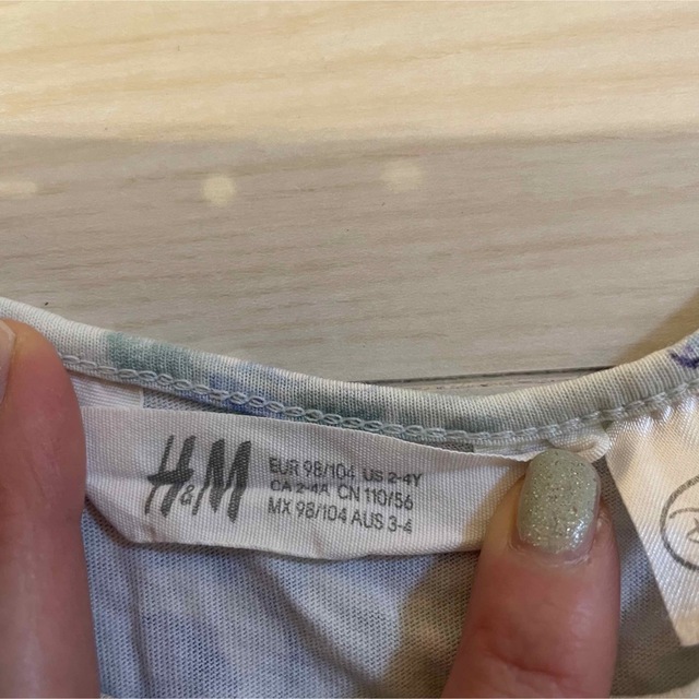 H&M(エイチアンドエム)のH&M ワンピース　アナと雪 キッズ/ベビー/マタニティのベビー服(~85cm)(ワンピース)の商品写真