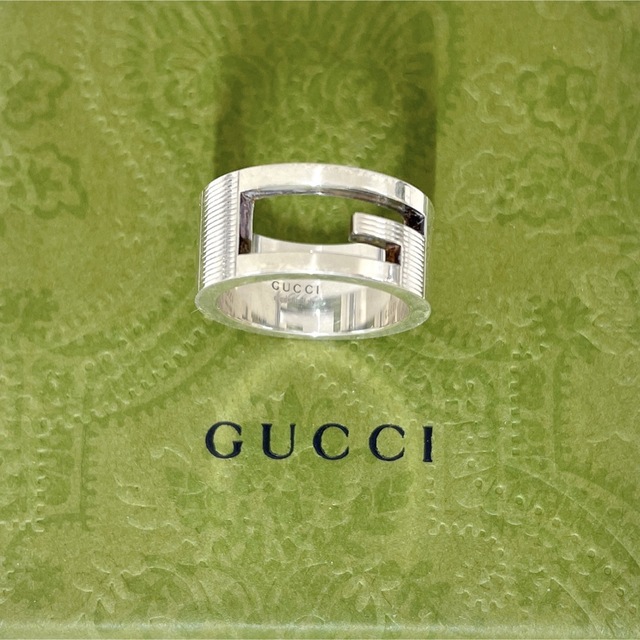 Gucci - グッチ GUCCI インターロッキング GGブランデット リング 指輪