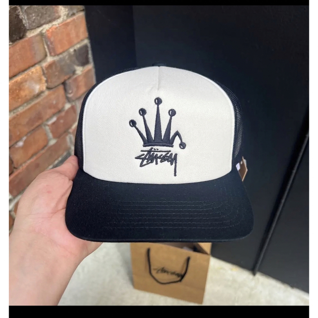 STUSSY CROWN STOCK TRUCKER CAP