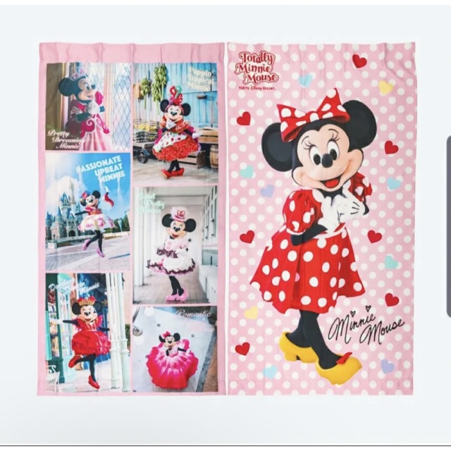 Disney(ディズニー)のディズニー トータリーミニーマウス カーテン インテリア/住まい/日用品のカーテン/ブラインド(カーテン)の商品写真