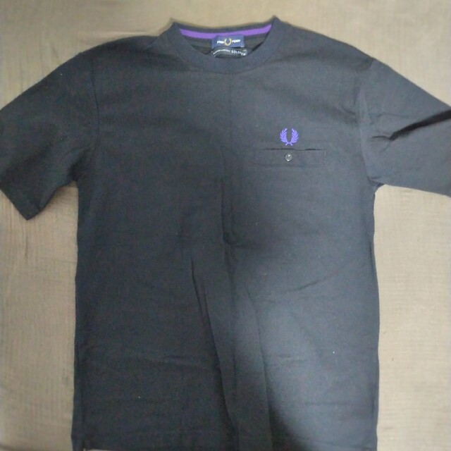 FRED PERRY(フレッドペリー)の美品☆FRED PERRY☆SOLOTEX☆鹿の子☆ワンポイントロゴTシャツ☆S メンズのトップス(Tシャツ/カットソー(半袖/袖なし))の商品写真