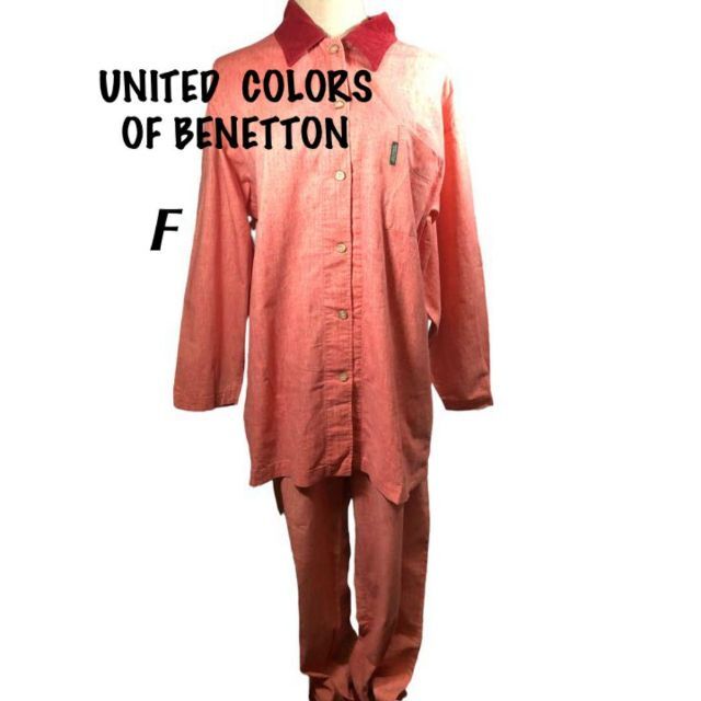 BENETTON(ベネトン)の美品　ベネトン　メンズ　レッド　ルームウェア パジャマ　L メンズのメンズ その他(その他)の商品写真