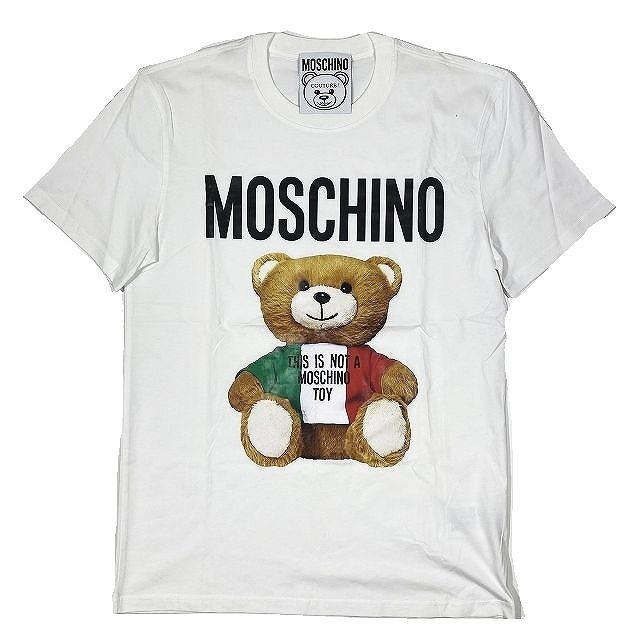 モスキーノ MOSCHINO イタリアン ベアプリントTシャツ トップス