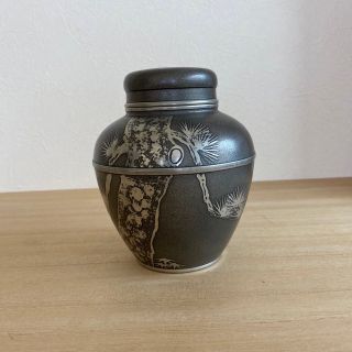 茶壷 錫半 上錫 錫製(金属工芸)