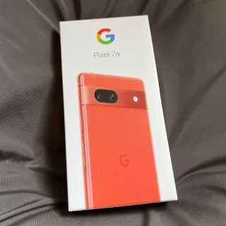 グーグルピクセル(Google Pixel)のGoogle Pixel 7a Coral コーラル 128GB SIMフリー(スマートフォン本体)