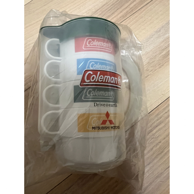 Coleman(コールマン)の非売品　プラカップ&ピッチャーセット スポーツ/アウトドアのアウトドア(食器)の商品写真