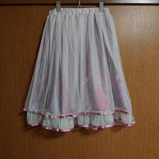 アクシーズファム(axes femme)の【新品・タグ付き】アクシーズファム＊リトルマーメイド＊チュールスカート＊ピンク(ロングスカート)