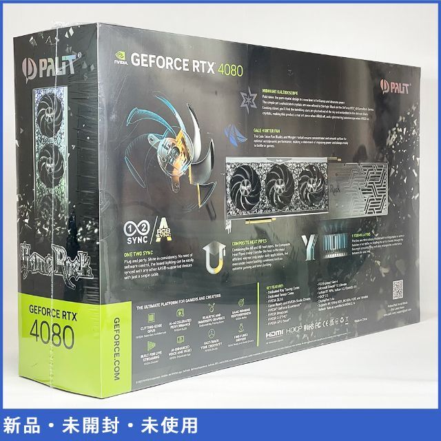 【新品未開封】Palit GeForce RTX 4080 GameRock スマホ/家電/カメラのPC/タブレット(PCパーツ)の商品写真