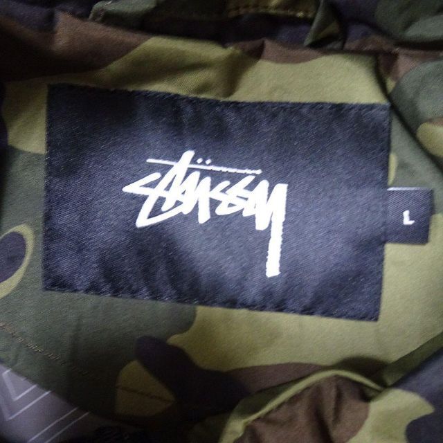 期間限定お試し価格 美品 STUSSY ステューシー ポリエステル カモフラ