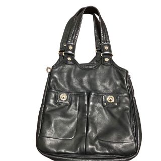 マークバイマークジェイコブス(MARC BY MARC JACOBS)のMARC BY MARCJACOBS トートバッグ　シボレザー　革鞄　ブラック黒(トートバッグ)