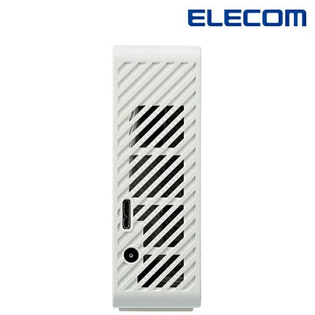 ELECOM(エレコム)の新品未使用★2TB●SGD-MZ020UWH(ホワイト) 縦横置き可能 スマホ/家電/カメラのPC/タブレット(PC周辺機器)の商品写真