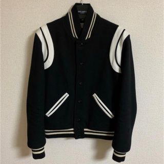 SAINT LAURENT　サンローラン　サイズ42(Sサイズ感覚)　スタジャ…裏地ナイロン100％