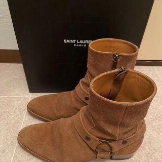 サンローラン(Saint Laurent)のSAINT LAURENT PARIS クラシックワイアットハーネスブーツ(ブーツ)