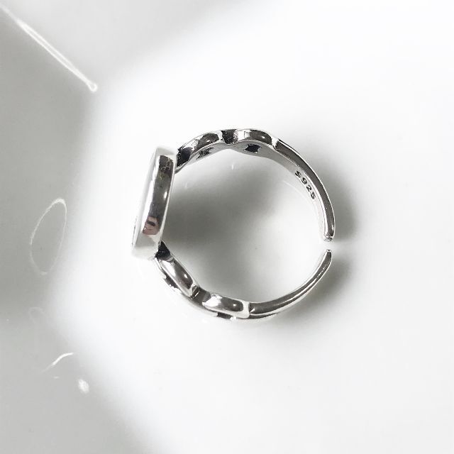 black stone onepoint ring レディースのアクセサリー(リング(指輪))の商品写真