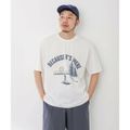 【WHITE】『接触冷感』ENJOY SUP T-SHIRTS