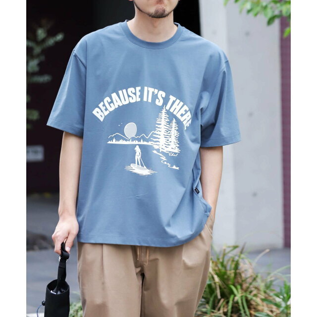 URBAN RESEARCH DOORS(アーバンリサーチドアーズ)の【B-GRY】『接触冷感』ENJOY SUP T-SHIRTS メンズのトップス(Tシャツ/カットソー(半袖/袖なし))の商品写真