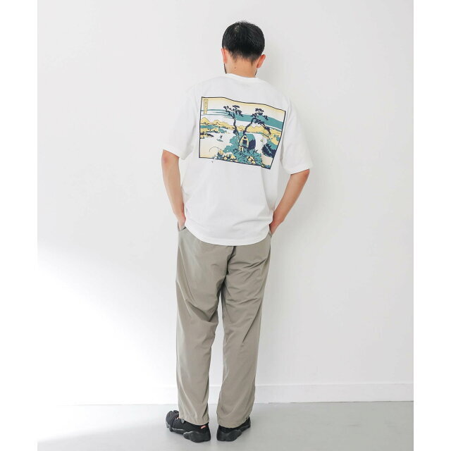 URBAN RESEARCH DOORS(アーバンリサーチドアーズ)の【WHITE】『接触冷感』UKIYO-E LAKE T-SHIRTS メンズのトップス(Tシャツ/カットソー(半袖/袖なし))の商品写真