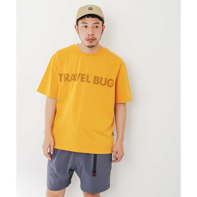 URBAN RESEARCH DOORS(アーバンリサーチドアーズ)の【YELLOW】『接触冷感』TRAVEL BUG T-SHIRTS メンズのトップス(Tシャツ/カットソー(半袖/袖なし))の商品写真