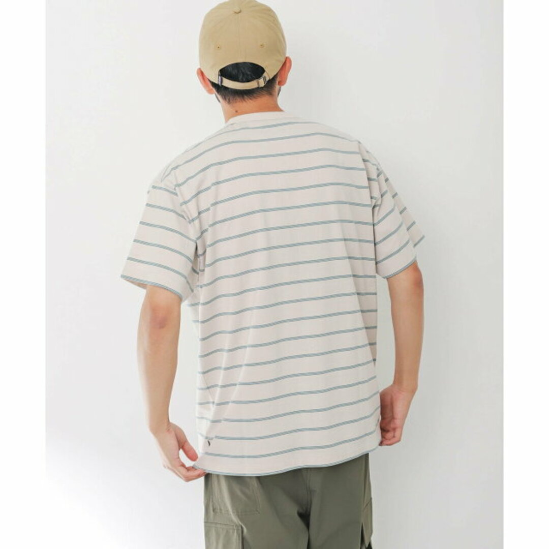 URBAN RESEARCH DOORS(アーバンリサーチドアーズ)の【WHT×MNT】ネイチャーボーダーショートスリーブTシャツ メンズのトップス(Tシャツ/カットソー(半袖/袖なし))の商品写真