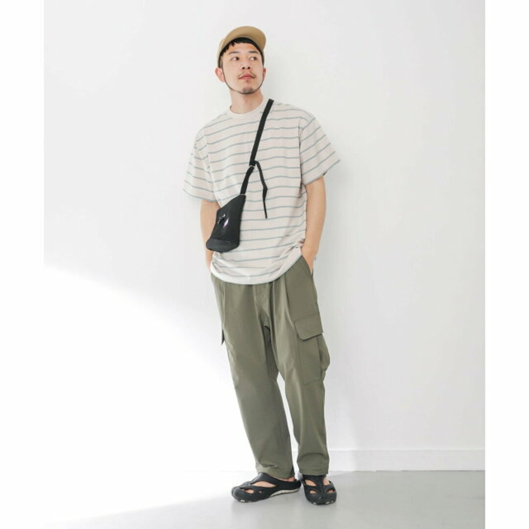 URBAN RESEARCH DOORS(アーバンリサーチドアーズ)の【WHT×MNT】ネイチャーボーダーショートスリーブTシャツ メンズのトップス(Tシャツ/カットソー(半袖/袖なし))の商品写真