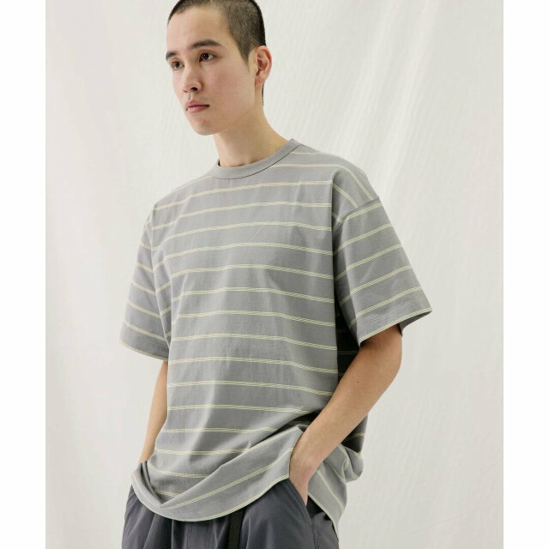 URBAN RESEARCH DOORS(アーバンリサーチドアーズ)の【GRY×LMN】ネイチャーボーダーショートスリーブTシャツ メンズのトップス(Tシャツ/カットソー(半袖/袖なし))の商品写真