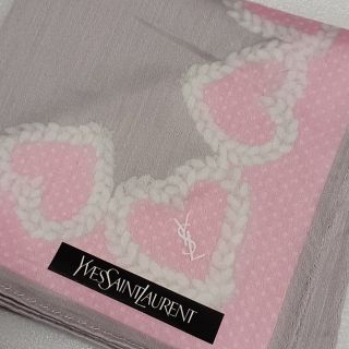 イヴサンローラン(Yves Saint Laurent)の値下げ📌イヴサンローラン☆大判ハンカチ❤️(ハンカチ)