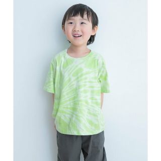 アーバンリサーチドアーズ(URBAN RESEARCH DOORS)の【GREEN】『WEB/一部店舗限定サイズ』タイダイTシャツ(KIDS)(その他)