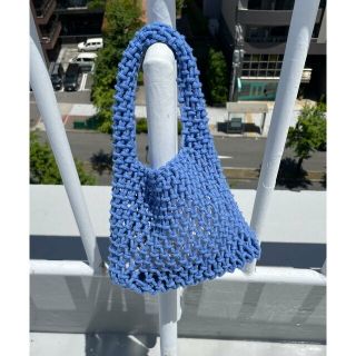 アーバンリサーチドアーズ(URBAN RESEARCH DOORS)の【BLUE】メッシュミニバッグ(ハンドバッグ)