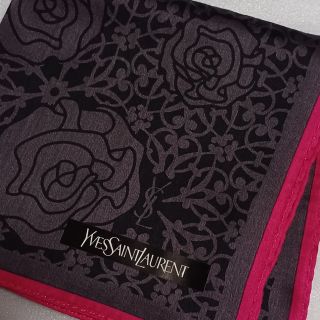 イヴサンローラン(Yves Saint Laurent)の値下げ📌イヴサンローラン☆大判ハンカチ🌹(ハンカチ)