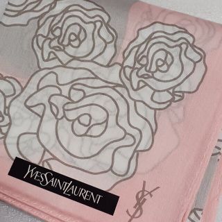 イヴサンローラン(Yves Saint Laurent)の値下げ📌イヴサンローラン☆大判ハンカチ🌹(ハンカチ)