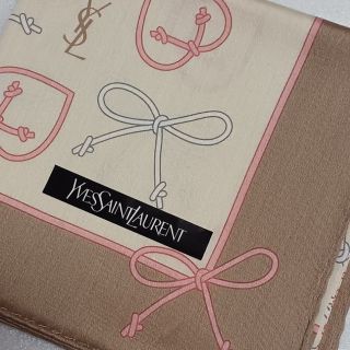 イヴサンローラン(Yves Saint Laurent)の値下げ📌イヴサンローラン☆大判ハンカチ🎀(ハンカチ)