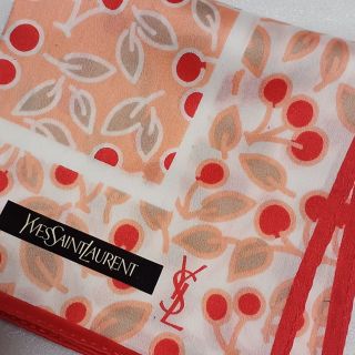 イヴサンローラン(Yves Saint Laurent)の値下げ📌イヴサンローラン☆大判ハンカチ🍒(ハンカチ)