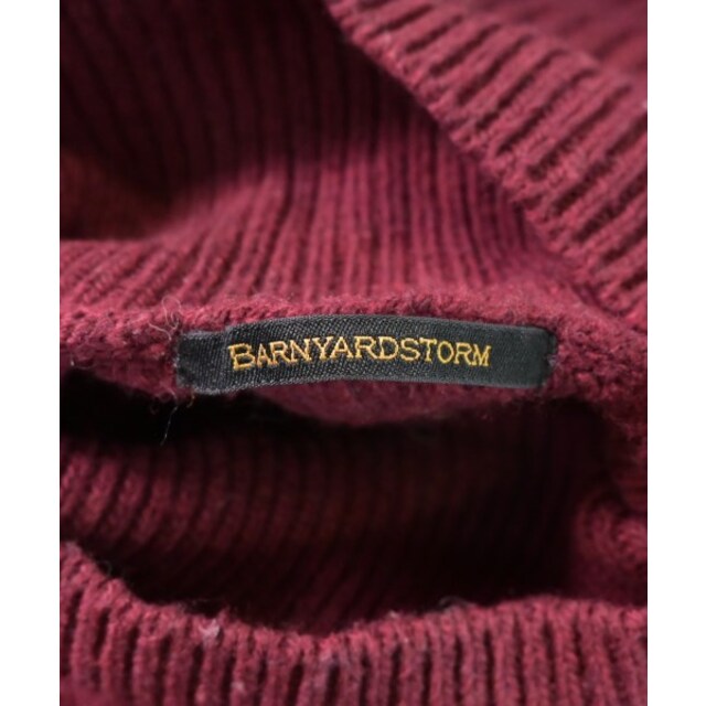 BARNYARDSTORM(バンヤードストーム)のBARNYARDSTORM ニット・セーター 1(M位) 赤 【古着】【中古】 レディースのトップス(ニット/セーター)の商品写真