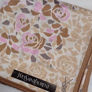 イヴサンローラン(Yves Saint Laurent)の値下げ📌イヴサンローラン☆大判ハンカチ🌹(ハンカチ)