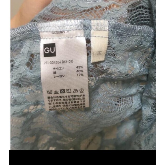 GU(ジーユー)のgu レーストップス レディースのトップス(シャツ/ブラウス(半袖/袖なし))の商品写真