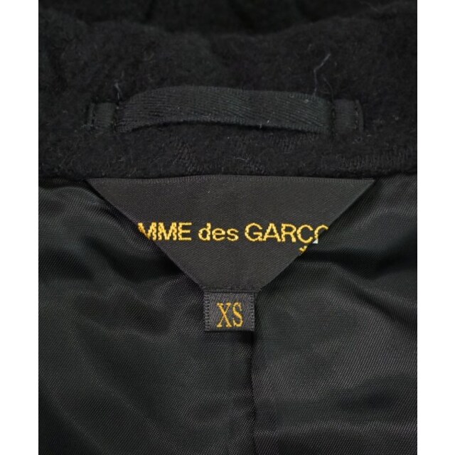 COMME des GARCONS(コムデギャルソン)のCOMME des GARCONS カジュアルジャケット XS 黒 【古着】【中古】 レディースのジャケット/アウター(テーラードジャケット)の商品写真