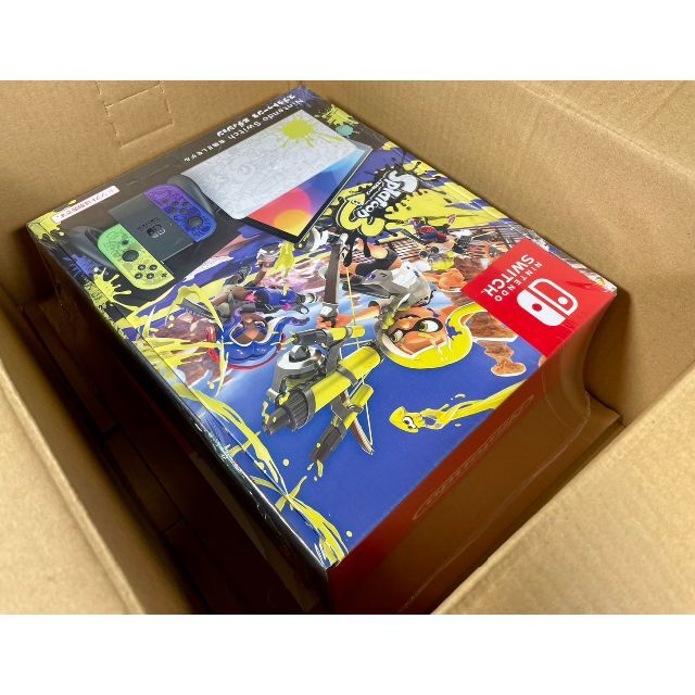 新品 Nintendo Switch 本体 スプラトゥーン３ 有機el