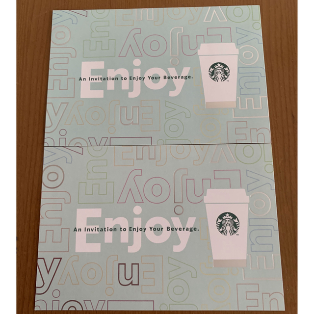 Starbucks(スターバックス)のスターバックス スタバ ドリンクチケット　2枚 エンタメ/ホビーのエンタメ その他(その他)の商品写真