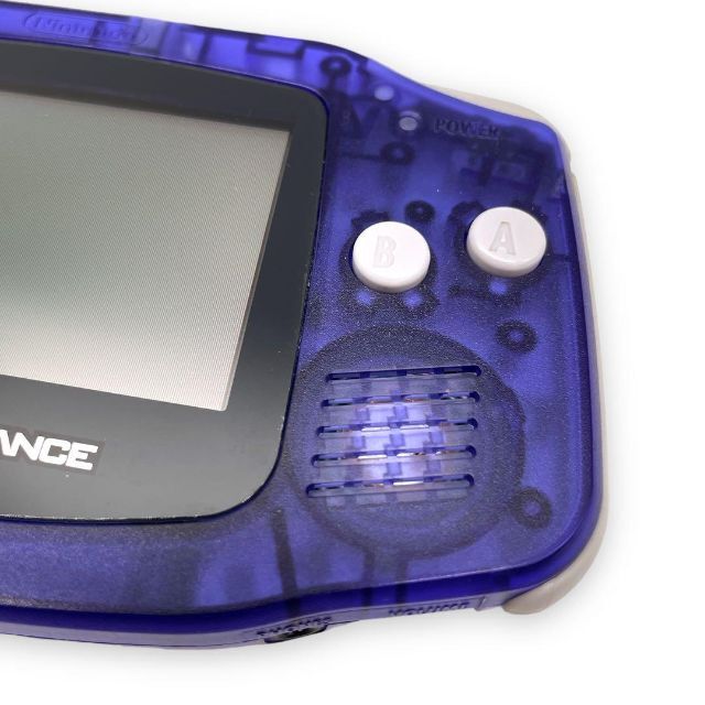 極美品 ゲームボーイアドバンス 本体 ミッドナイトブルー クリアブルー 青-