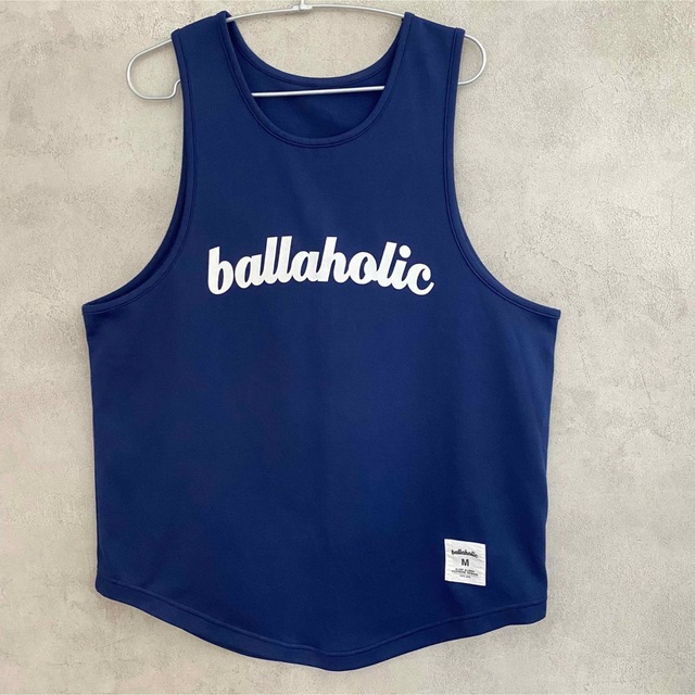 ballaholic(ボーラホリック)の【即日発送】ballaholic タンクトップ　紺　M スポーツ/アウトドアのスポーツ/アウトドア その他(バスケットボール)の商品写真