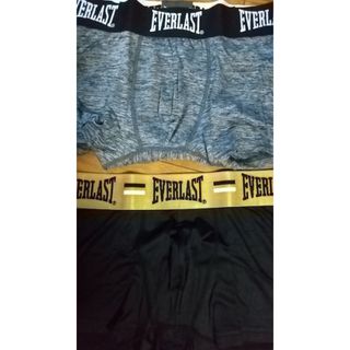 エバーラスト(EVERLAST)のLサイズ！２枚組EVERLAST！吸水速乾ストレッチ！立体前閉じボクサーブリーフ(ボクサーパンツ)