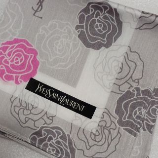 イヴサンローラン(Yves Saint Laurent)の値下げ📌イヴサンローラン☆大判ハンカチ🌹(ハンカチ)