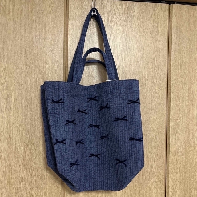 gypsohila ピクニックバッグ picnic bag M ネイビー レディースのバッグ(トートバッグ)の商品写真