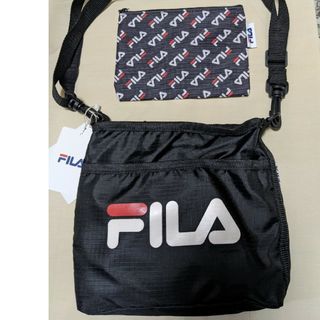 フィラ(FILA)のフィラ　FILA  ショルダーバッグ ブラック＆ ミニポーチ(ショルダーバッグ)