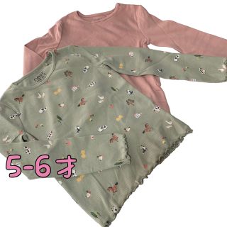 ネクスト(NEXT)の●未使用●5-6才　ファーム　リブ　ロンT セット(Tシャツ/カットソー)