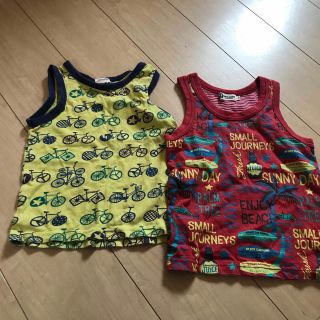 ジャンクストアー(JUNK STORE)のKP BOYタンクトップ2枚　110 男の子(Tシャツ/カットソー)